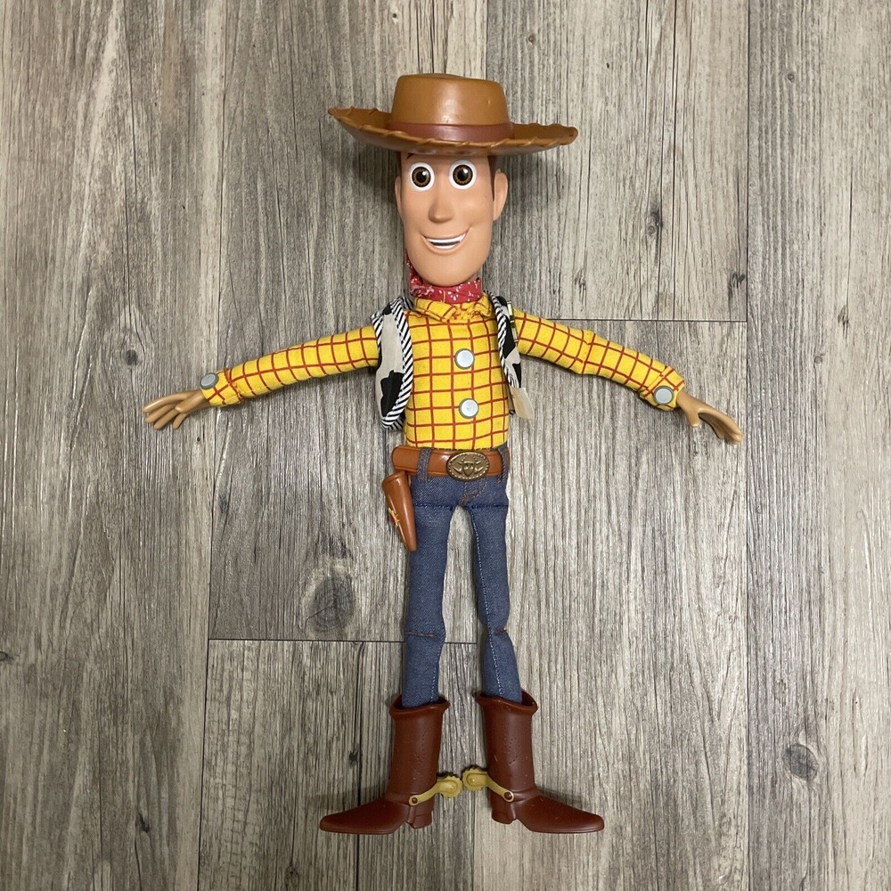Disney Toy Story 4 Woody Pull String 14" Doll Bonnie With HAT Pull String Works